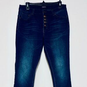 d. jeans Women's High Rise Dark Indigo Jeans